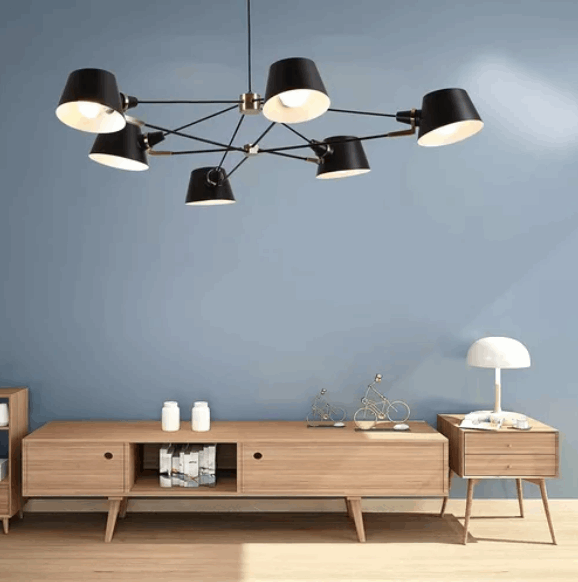 Lampara Colgante Cup Chandelier 6L