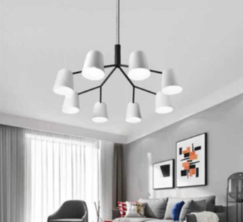 Lampara Colgante Fork Chandelier
